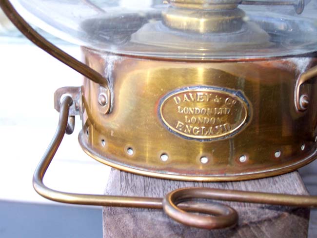 A British Admiralty Lamp made by Davies of London circa 1900 — image 2